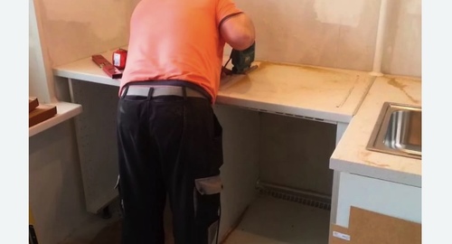 Сборка кухонного гарнитура. Менделеево